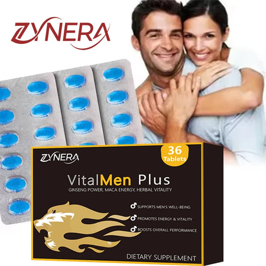 Blue Tablets  Shilajit Ashwagandha & Black Maca & Saw Palmetto Tablets Best Male Supplement