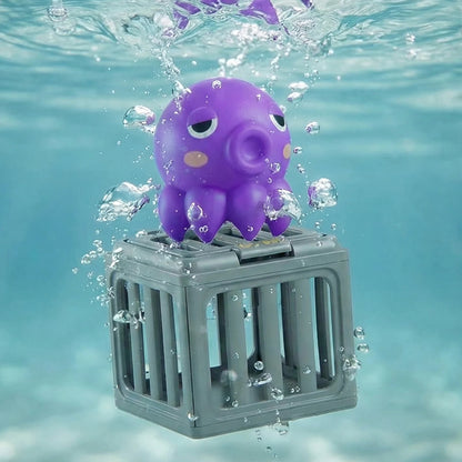 Kids Pool Diving Toys with Fish Box Floating Animals Water Swimming Dive Pool Game for Boys Girls Fun Outdoor Beach Party Gifts