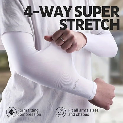 Summer Cooling Arm Sleeves Flexible Design Moisture-wicking Function
