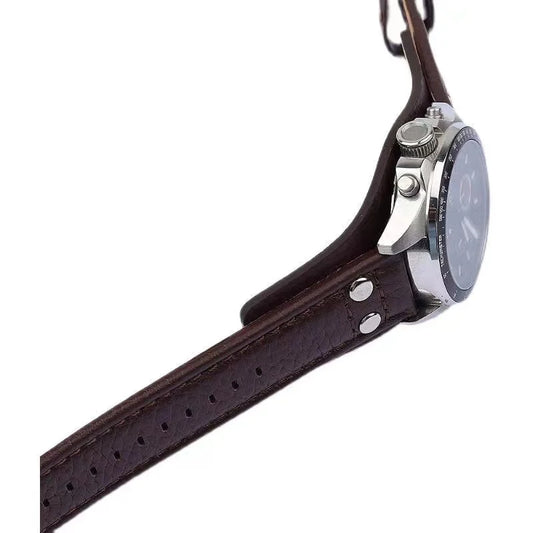Leather Watch Strap for Fossil CH2564 CH2565 CH2891CH3051 Wristband 22mm 20mm Black Brown Tray Watchband with Rivet Style