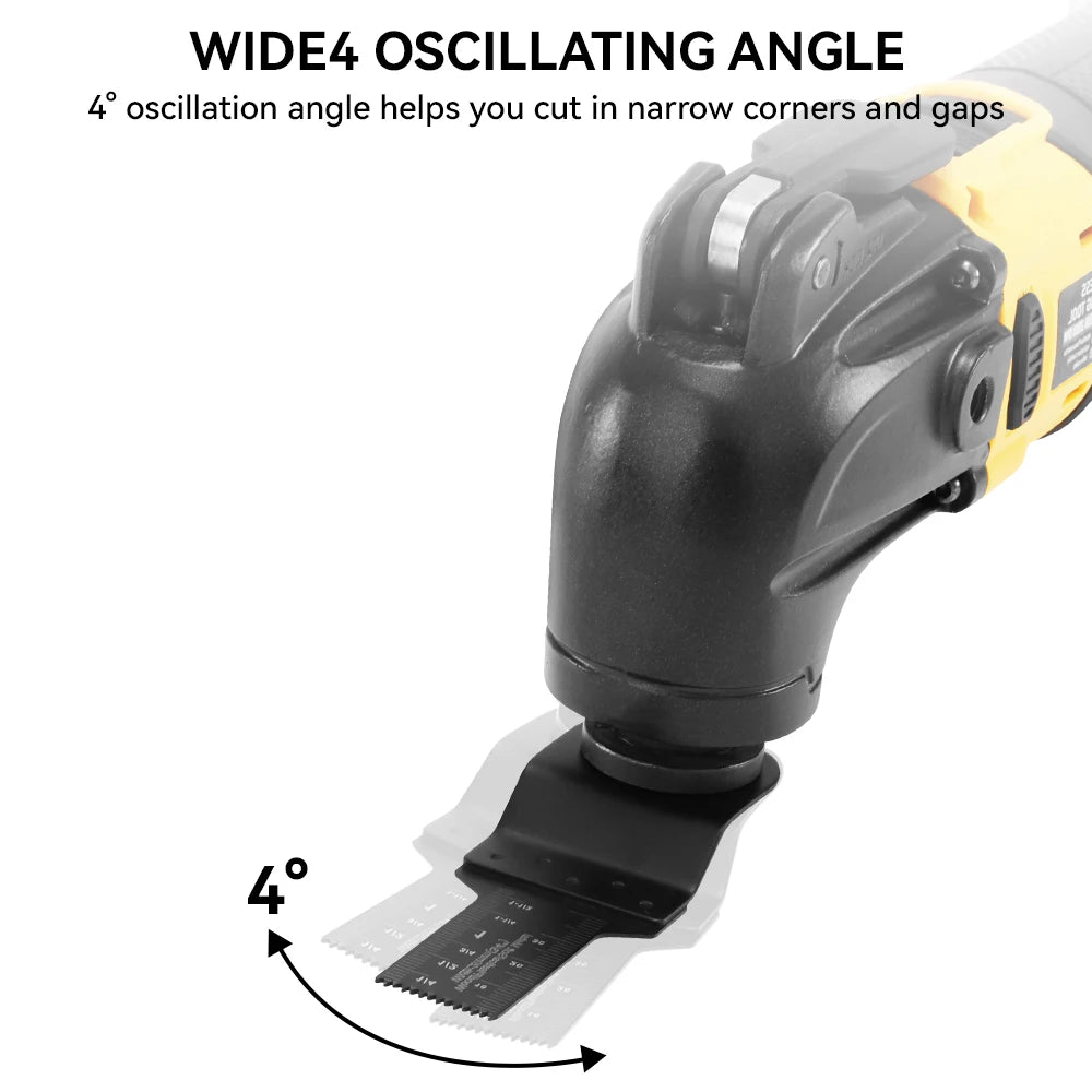 20000OPM Brushless Oscillating Multi Tools 6Gear Function Tool Electric Saw Trimmer Shovel Woodworking for DeWalt 18V Battery