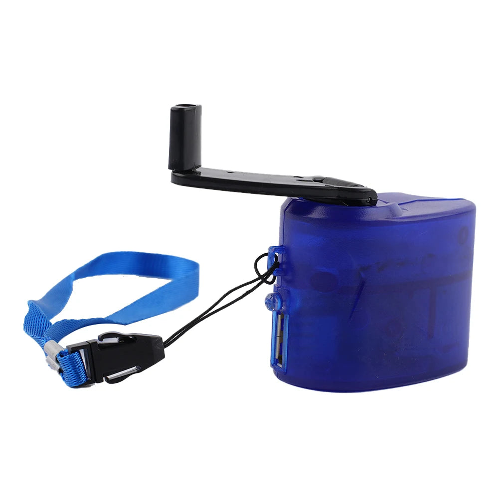 5.5V Hand Crank Phone Charger (USB Cable Not Included)Generator Manual Dynamo Mobile Charge Electric Equipment Parts Tools