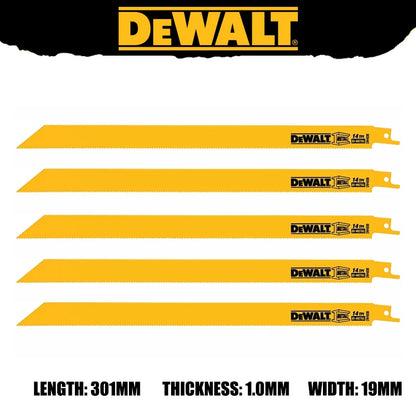 DEWALT Original Bi-Metal Reciprocating Saw Blades Sturdy Durable Tools Accessories DW4808 DW4802 DW4812 DW4813 DWA4186