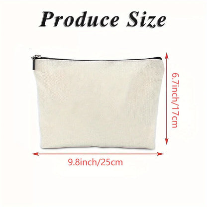 A Lemon-patterned makeup bag - cute multifunctional zipper pouch for women, jewelry storage bag