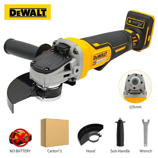 DEWALT DCG405 125mm flat head angle grinder bare machine tool cutting machine 18V lithium battery brushless tools