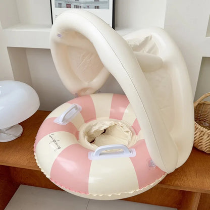 Rooxin Pool Float Swim Ring Tube Inflatable Swimming Seat Floating Ring Swimming Circle Beach Water Play Equipment