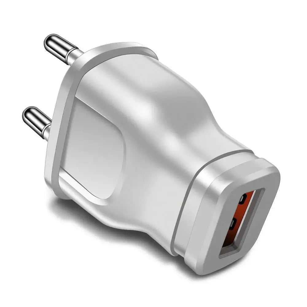 Mobile Phone Chargers AC 5V 1A USB Charger Mini Power Adapter Travel Wall Charger US EU Plug For iPhone Huawei Realme Redmi OPPO
