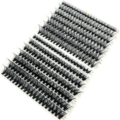 AMSDCN 100/280 clusters 30D 40D 60D 80D curly eyelashes naturally soft DIY makeup false eyelashes