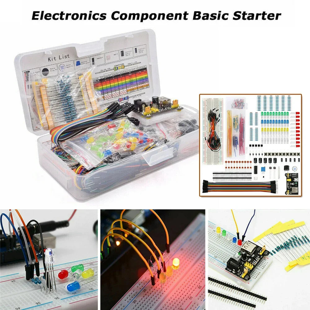 Starter Kit Component With Box 1 Set 830 Breadboard Cable Resistor Electronic Components Kit Resistor For Arduino