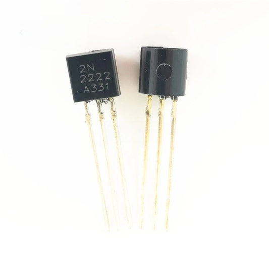 【xxx】50/100Pcs Directly Inserted Transistor Set 2N2222 TO92 NPN 30v 800MA Transistors Electronic Kit DIY Accessories[S14]