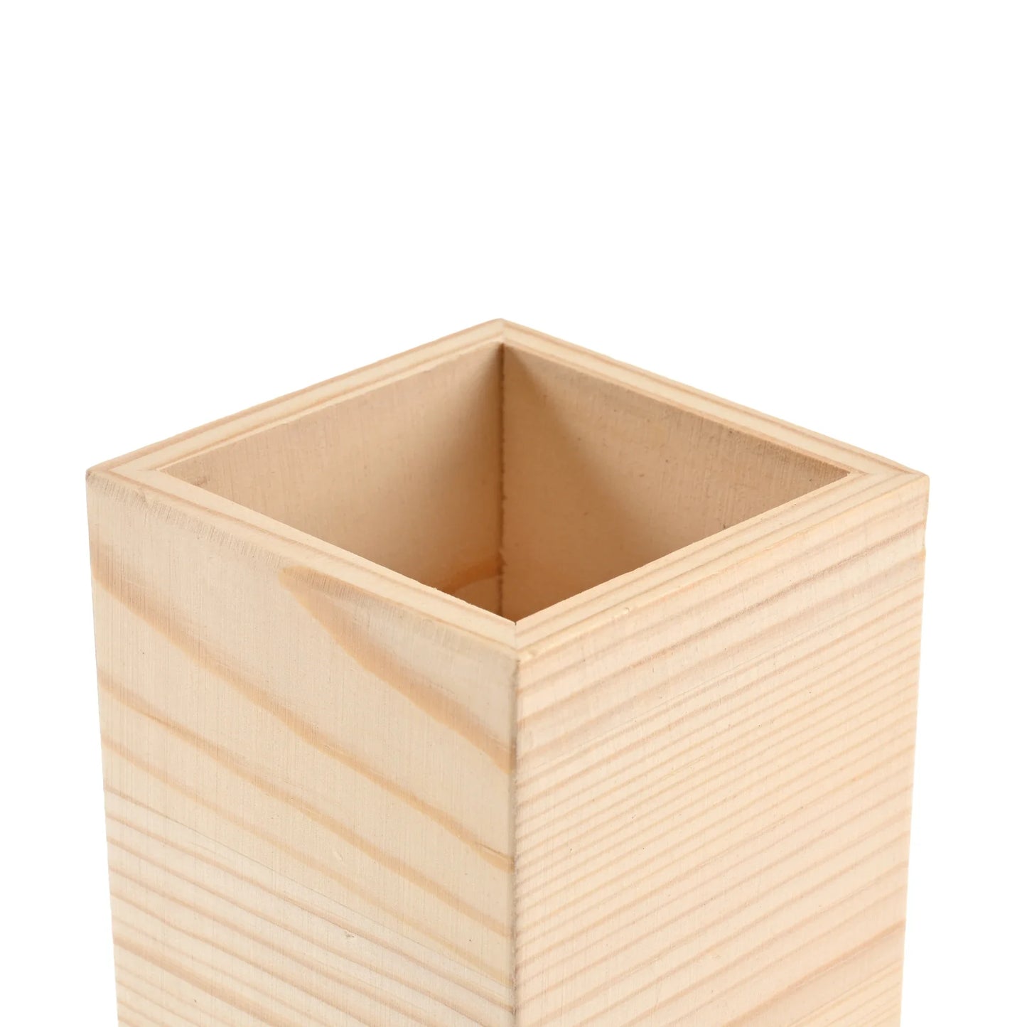 Wooden stationery storage box for pens, pencil cases, office pen holders, makeup brush containers, stationery supplies,