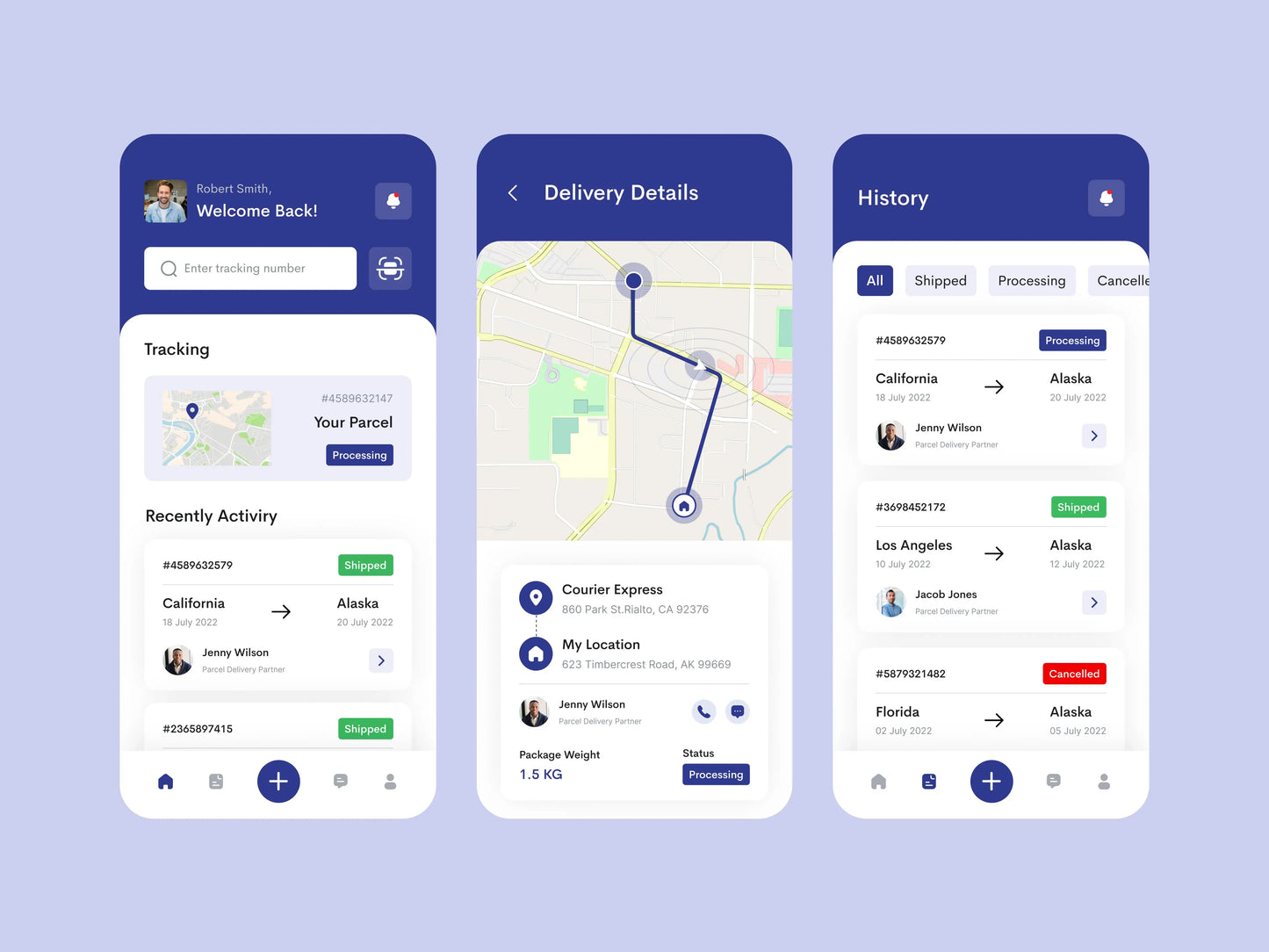 On Demand Parcel Delivery Software with Real-Time Tracking, Route Optimization and Delivery Management Features