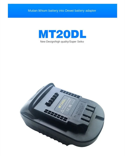 For Converting Makita Batteries To Dewalt Bl1830 Bl1860 Bl1815 Lithium-Ion Batteries for Dewalt Tools MT20DL Battery Converter