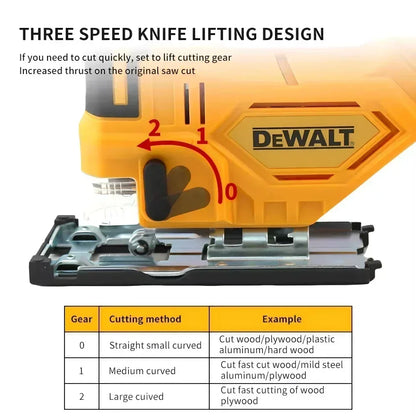 Dewalt  2700RPM Brushless Curve Saw Cordless Electric Jig Saw Portable Multifunction Adjustable Woodworking 20V Power Tool