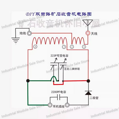 Ore Radio DIY Kit Dual Circuit Assembly Kit