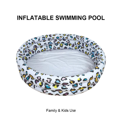 Leopard Pattern Inflatable Children's Sand Pool Outdoor Pool Indoor Ocean Ball Pool Baby Paddling Pool Pvc Swimming Pool