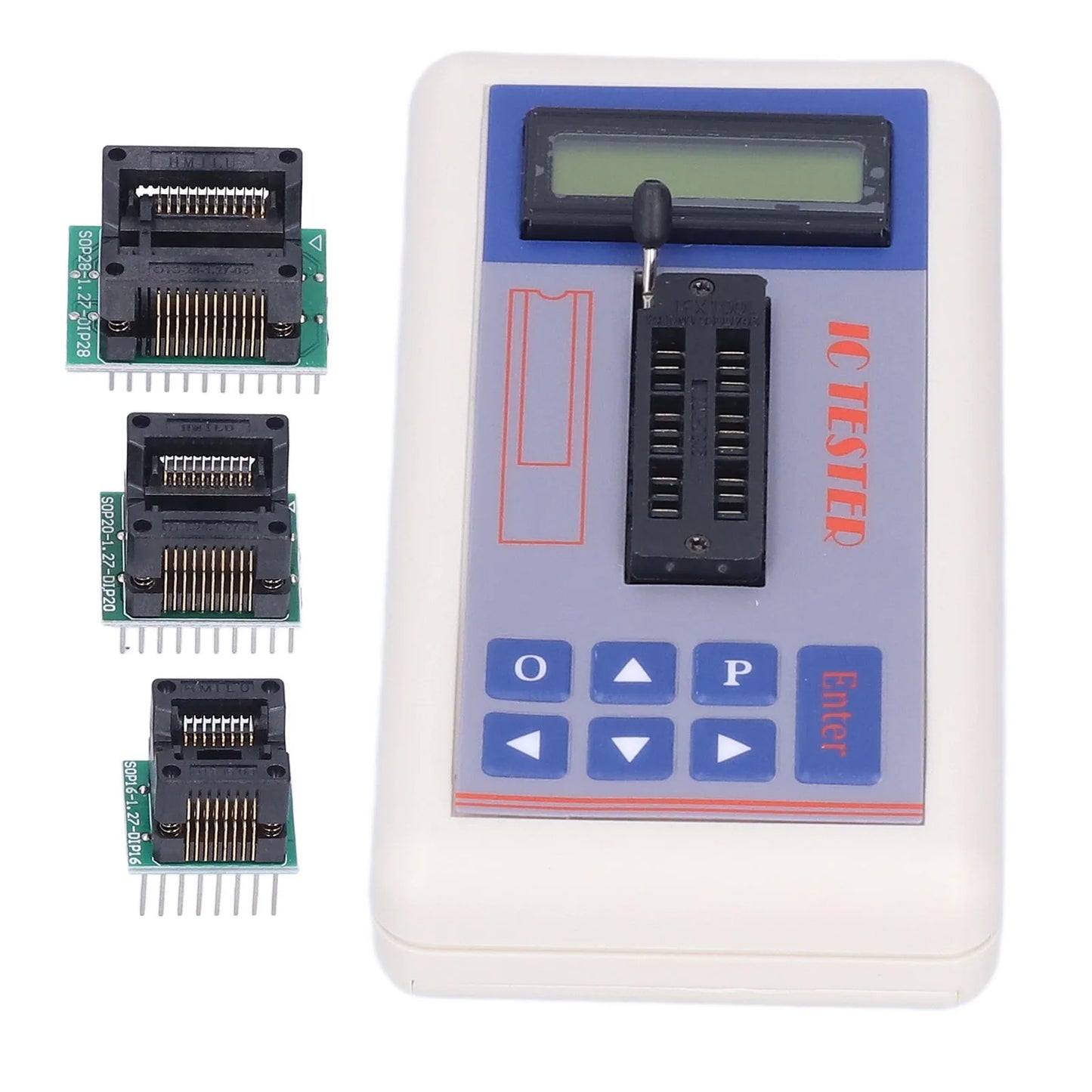 Transistor Tester TSH‑06F Integrated Circuit Tester IC Transistor Meter with 5V 3.3V AUTO Modes for Microelectronics Engineers
