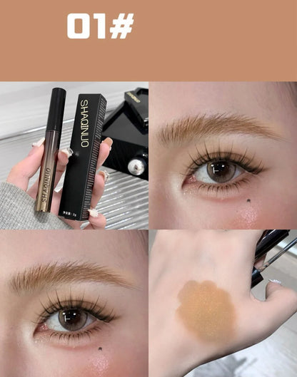 Natural Dyeing Eyebrow Cream Waterproof Berry Pink Brown Tint Eyebrow Mascara Eyes Makeup Long-lasting Brow Enhacer Gel Cosmetic