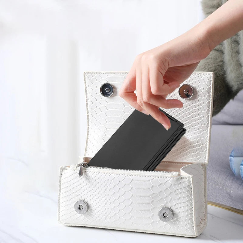 1PC 4 Way Mirror 360 Degree Handheld Desktop Portable Foldable Makeup Mirrors For Self Hair Cutting Make Up Beauty Tool