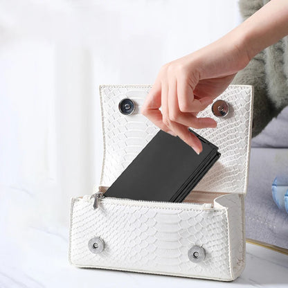 1PC 4 Way Mirror 360 Degree Handheld Desktop Portable Foldable Makeup Mirrors For Self Hair Cutting Make Up Beauty Tool