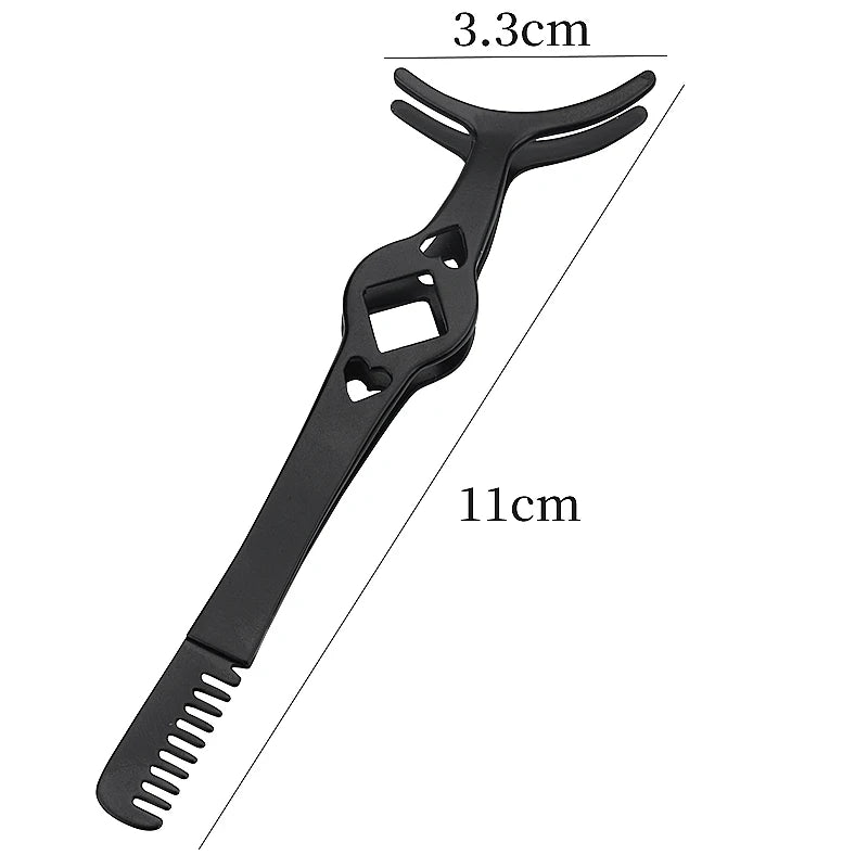 1Pcs False Eyelash Tweezer Eye Lash Applicator Comb Makeup Tools Auxiliary Curler Mink Eyelashes Extension Professional Tweezers