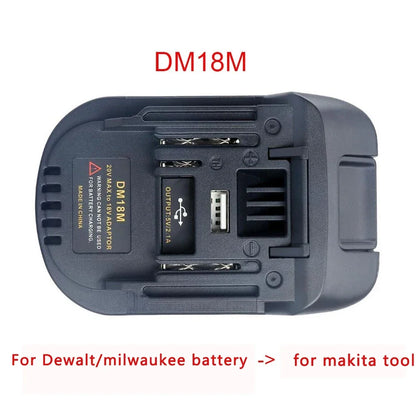 Power Tool Adapter DM18M MT20BSL Converter For Bosch For BlackDecker 18V Li-ion Battery for Makita/Milwaukee/Dewalt Tools