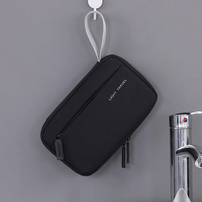 3-in-1 Travel Toiletry Bag Oxford Cloth Lightweight Waterproof Shaving Bag Handheld Makeup Bag Makeup Organizer Business