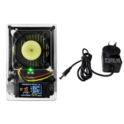 Bitcoins NMMiner NMAxe  Official Ultra BM1366 ASIC Chip Solo Lottery Miner 500Gh/s Fully Open-source Home Use with Display