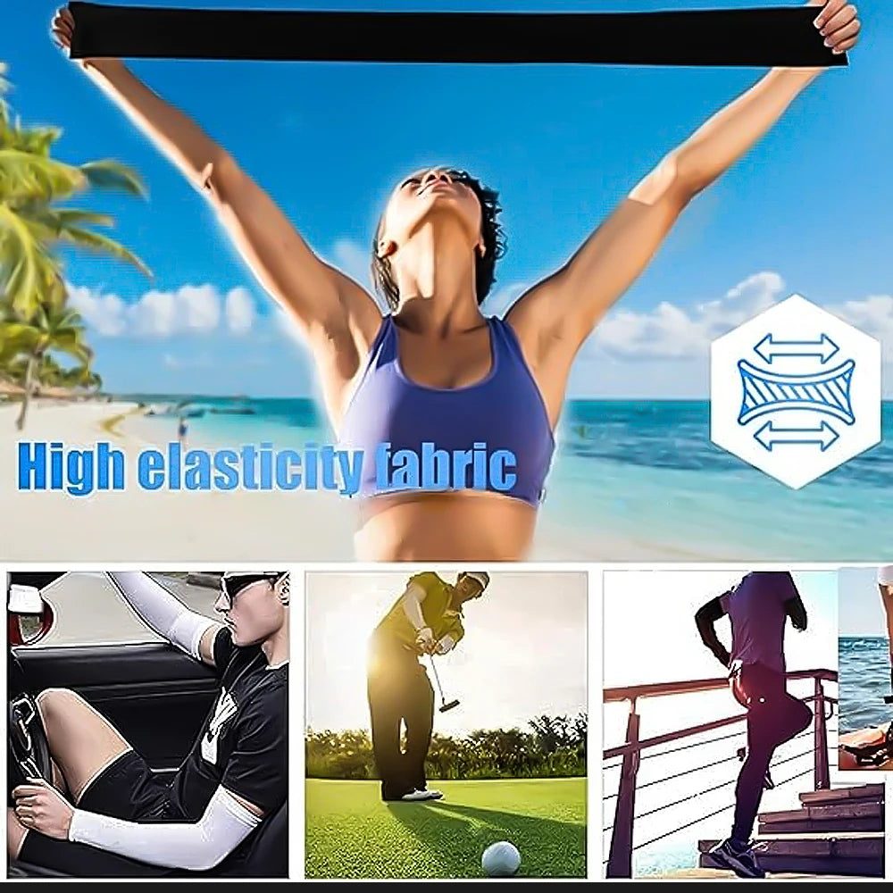 Summer Cooling Arm Sleeves Flexible Design Moisture-wicking Function