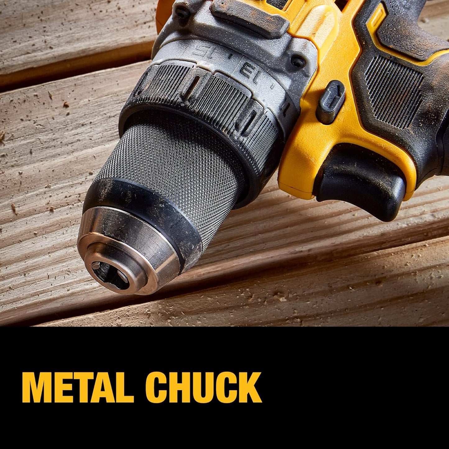 DEWALT 20V MAX XR Cordless Drill/Driver, 1/2-In, Bare Tool Only (DCD800B), Special_Feature Variable Speed