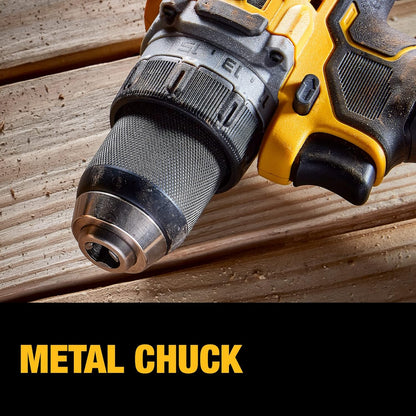 DEWALT 20V MAX XR Cordless Drill/Driver, 1/2-In, Bare Tool Only (DCD800B), Special_Feature Variable Speed
