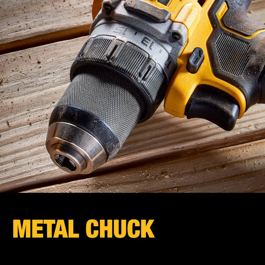 DEWALT 20V MAX XR Cordless Drill/Driver, 1/2-In, Bare Tool Only (DCD800B), Special_Feature Variable Speed