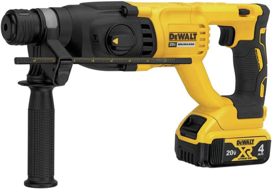 DEWALT DCH133M2 20V Max XR Brushless 1” D-Handle Rotary Hammer Kit