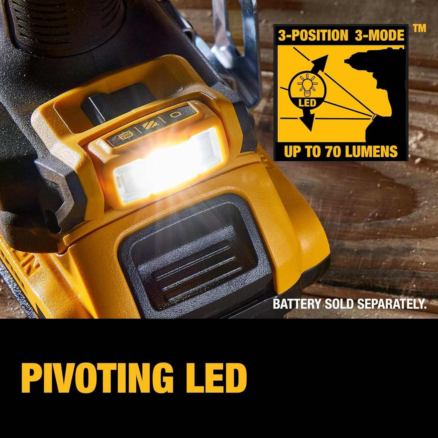 DEWALT 20V MAX XR Cordless Drill/Driver, 1/2-In, Bare Tool Only (DCD800B), Special_Feature Variable Speed