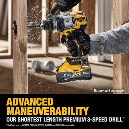 DEWALT 20V MAX XR 1/2 Inch Brushless Cordless Hammer Drill, Battery Not Included (DCD1007B)