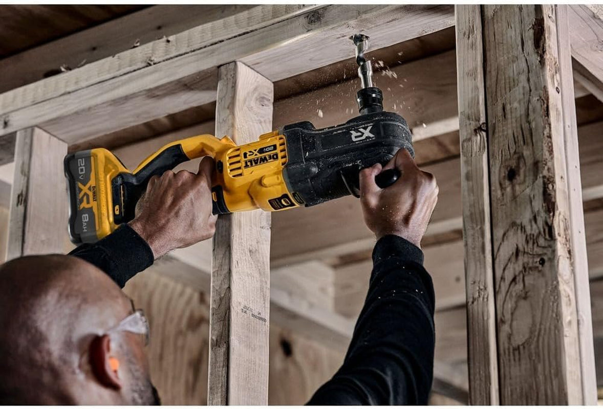 DEWALT 20V MAX* XR Brushless Cordless 7/16 In. Quick Change Compact Stud & Joist Drill (Tool Only) (DCD447B)